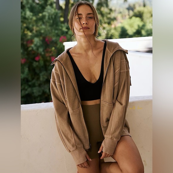 NEW Free People All Your Love Logo Hoodie - Picture 2 of 16